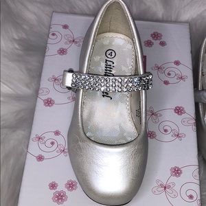 Pearl colored shoes
